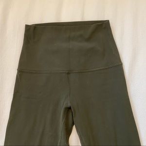 Lululemon Align super high rise legging olive green